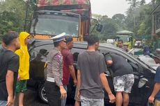 Tabrakan Beruntun di Silaiang Sumbar, Truk Diduga Rem Blong Hantam 4 Mobil