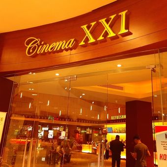 Ilustrasi bioskop Cinema XXI.
