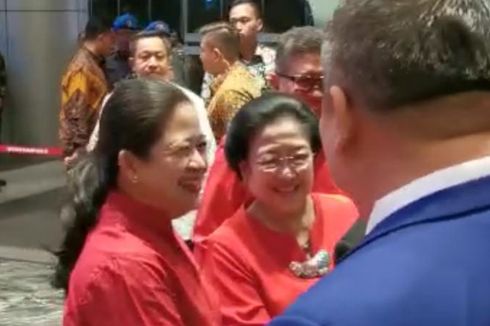 Kedatangan Megawati Disambut Surya Paloh di Acara Syukuran Ultah Nasdem