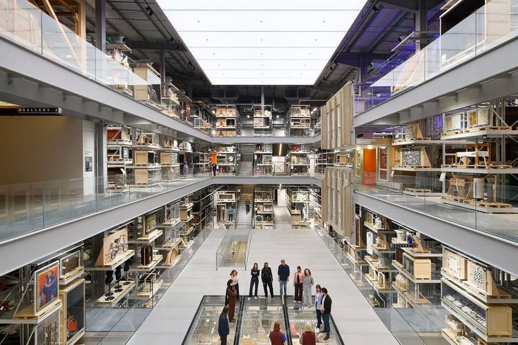 V&A East Storehouse London, Inggris, salah satu tempat terbaik di dunia untuk dikunjungi versi Time 2026.