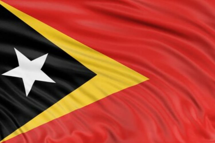 Ilustrasi Bendera Timor Leste