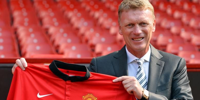 Manajer Manchester United, David Moyes. 