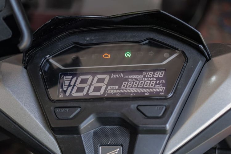 Lampu indikator malfungsi atau Malfunction Indicator Lamp pada speedometer motor Honda