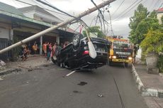 Fortuner Terguling demi Hindari Tabrak Kucing di Denpasar, Bali