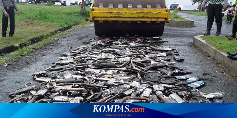 Knalpot "Brong" Sepeda Motor Jadi Sasaran Razia Polisi