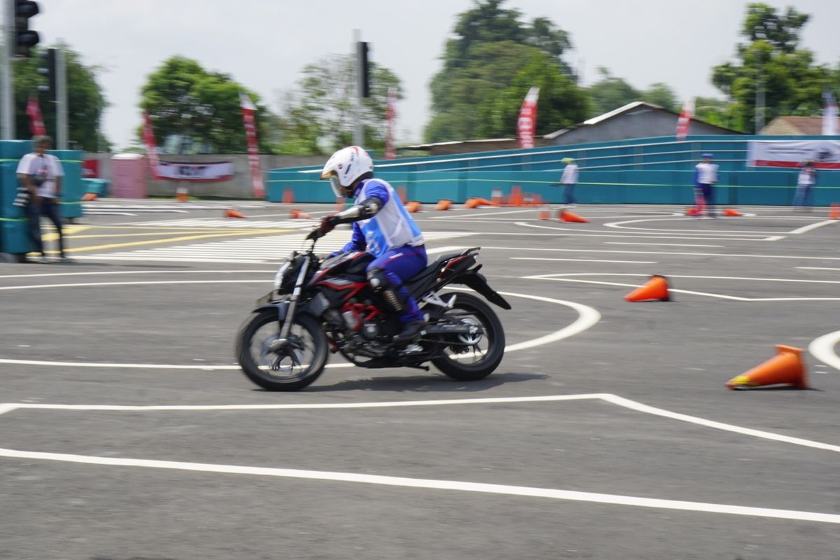 Kompetisi keselamatan berkendara kembali diselenggarakan Honda di Medan, Sumatera Utara