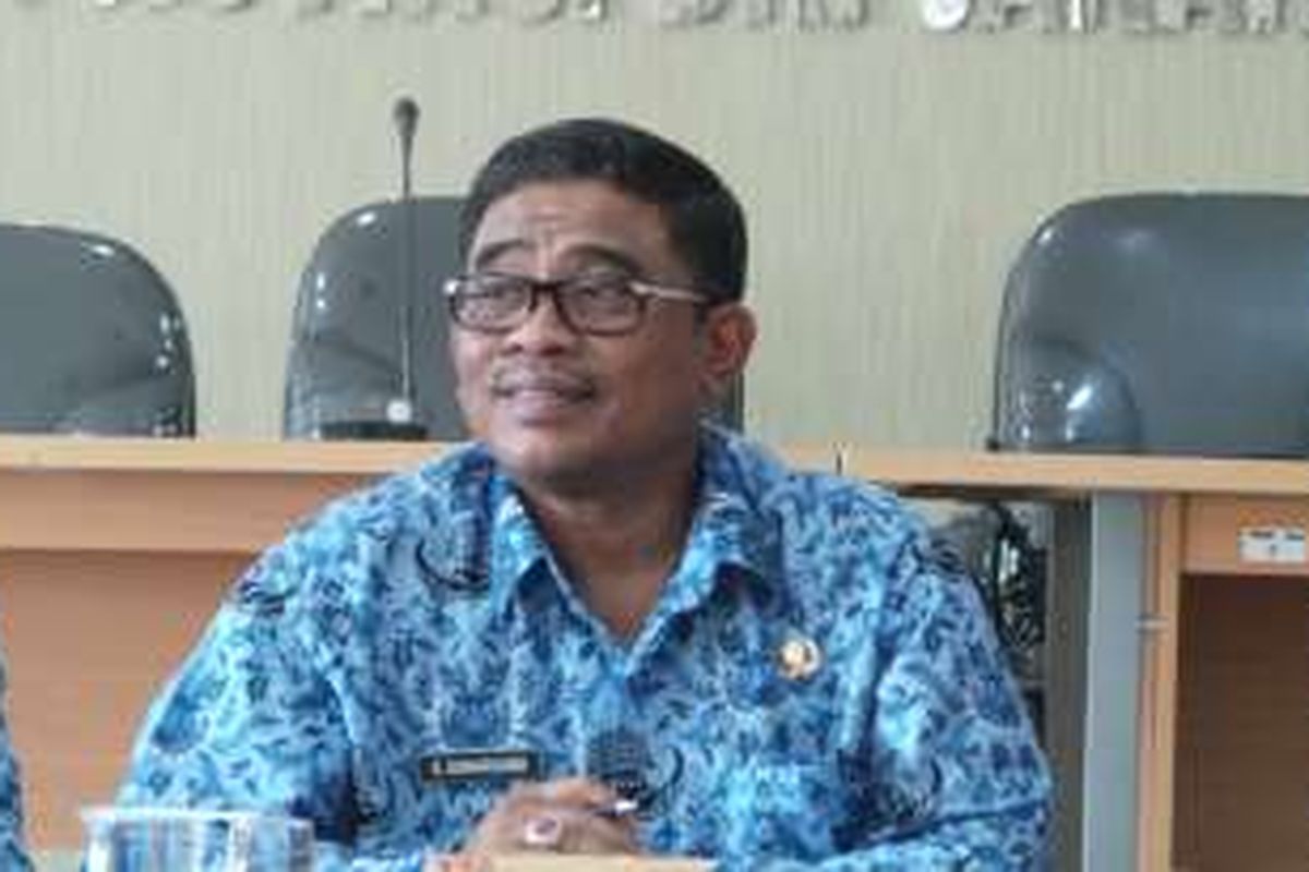 Pelaksana Tugas (Plt) Gubernur DKI Jakarta Sumarsono saat melakukan kunjungan kerja ke Komisi Pemilihan Umum (KPU) DKI Jakarta, Jumat (28/10/2016).