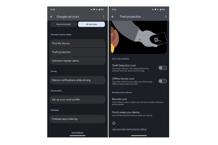 Google akhirnya meluncurkan fitur anti-maling atau disebut Theft protection untuk pengguna perangkat dengan sistem operasi Android 10 dan seterusnya.