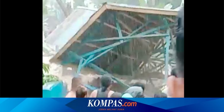 Jembatan Tulabolo Hanyut Terbawa Banjir Bandang Gorontalo