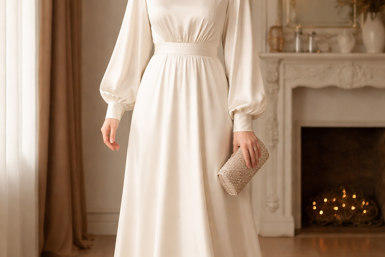 Tren gamis silk armani