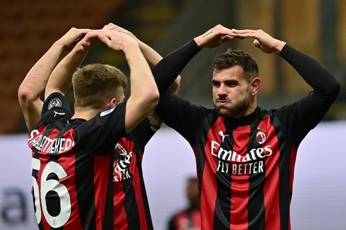 Hasil AC Milan Vs Benevento, Theo Jadi Pembunuh, Diavolo ke Posisi 2