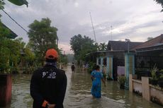 Kali Lamong Kembali Meluap, 5 Desa di Gresik Terendam Banjir