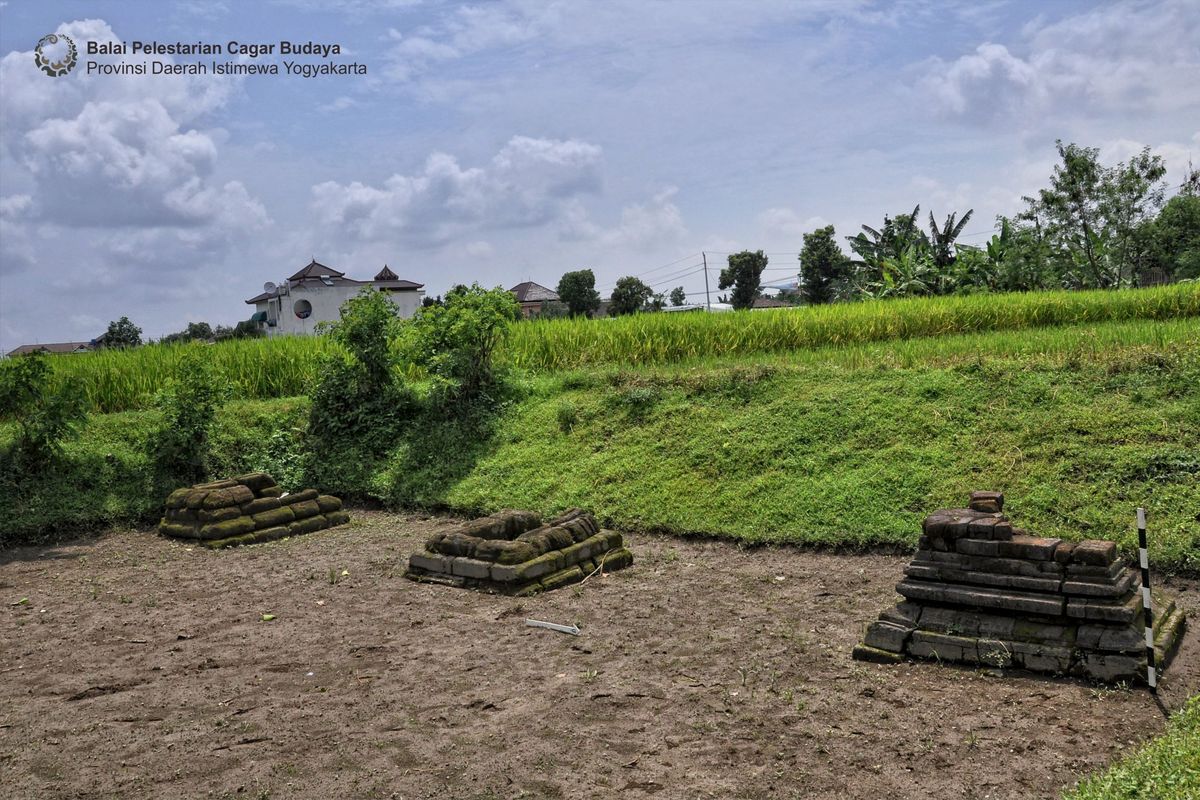 Candi Mantup di Bantul, Yogyakarta.
