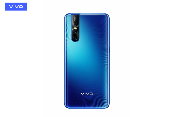 Ilustrasi desain punggung Vivo V15 Pro