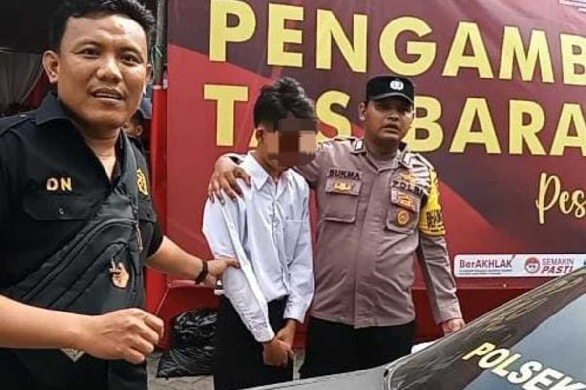 IM diduga joki diamankan saat ikut tes CPNS Kemenkumham Jatim di Surabaya, Selasa (14/11/2023).