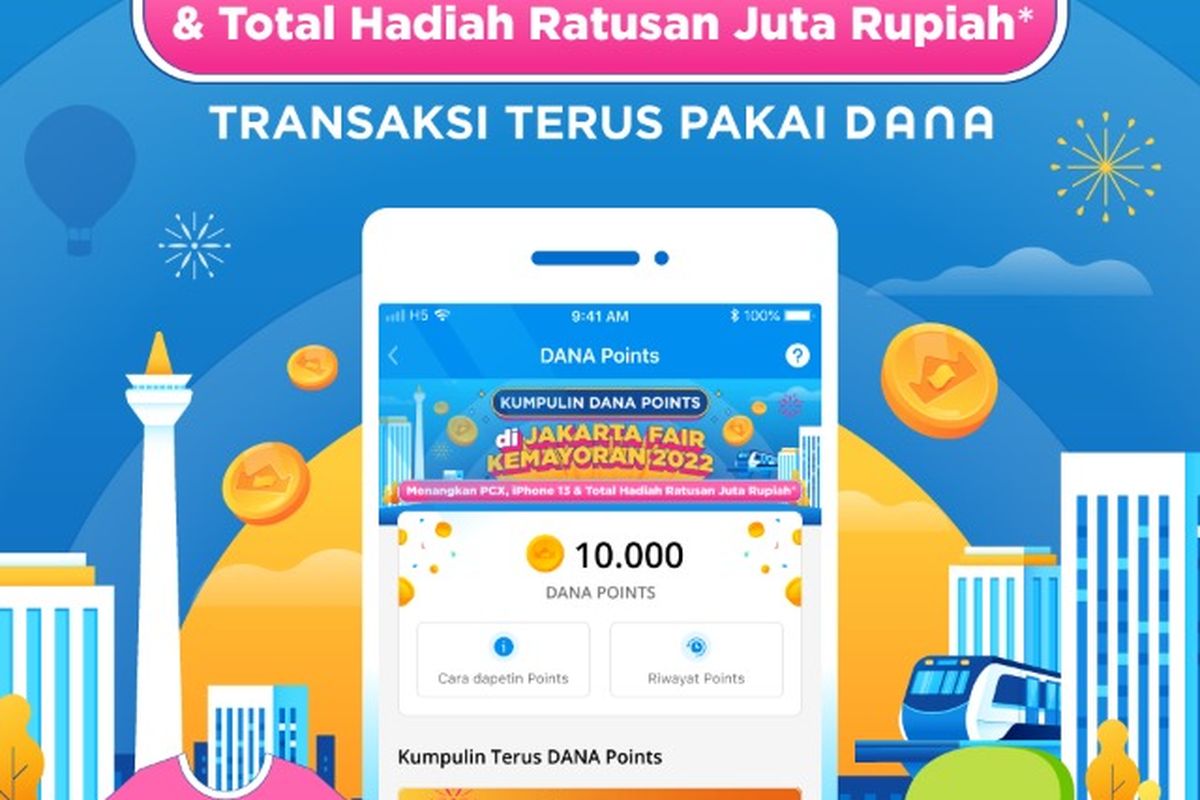 DANA jadi mitra resmi di Jakarta Fair Kemayoran (JFK) 2022