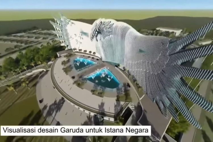 Istana negara di Ibu Kota Baru di Kalimantan Timur 