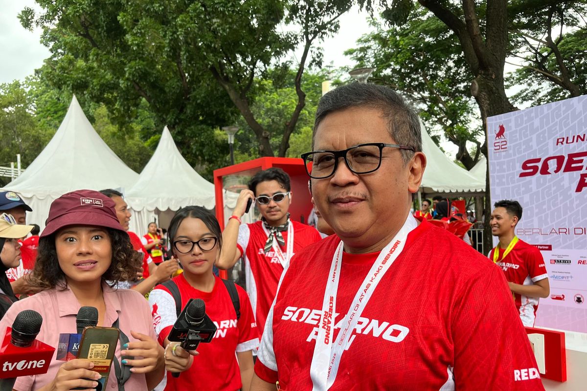 Hasto Undang KPK di Acara Soekarno Run PDIP