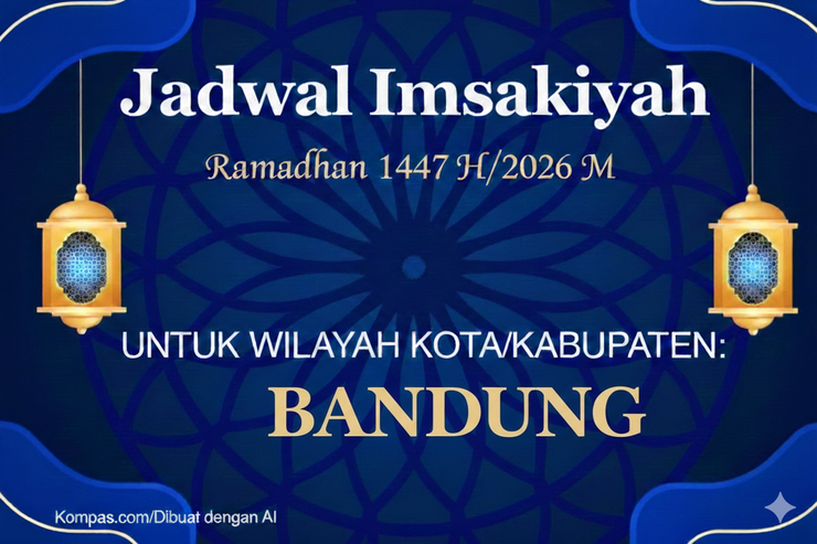 Jadwal Imsakiyah Bandung Hari Ini 1 Maret 2026