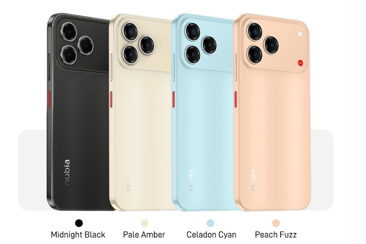 Pilihan warna Nubia V80 Design.