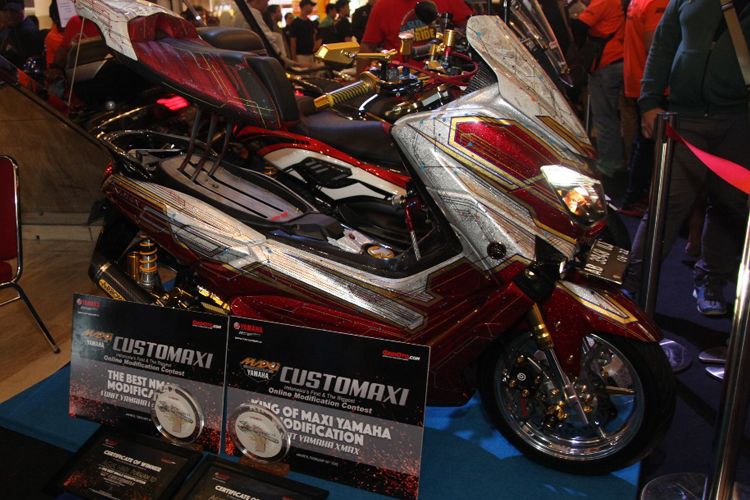 Modifikasi Yamaha NMAX terbaik di ajang final CustoMaxi 2018