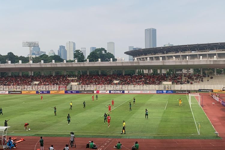 Indonesia Vs Tanzania, Rizky Ridho Cegah Peluang Berbahaya, Dapat Aplaus dari Fan