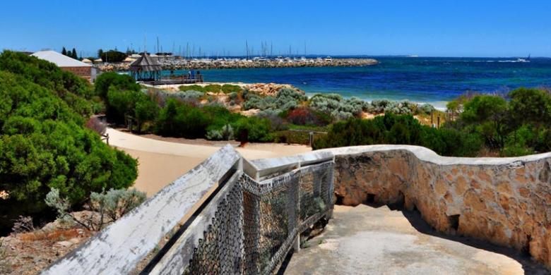 Pemandangan dari Fremantle, Perth, Australia.