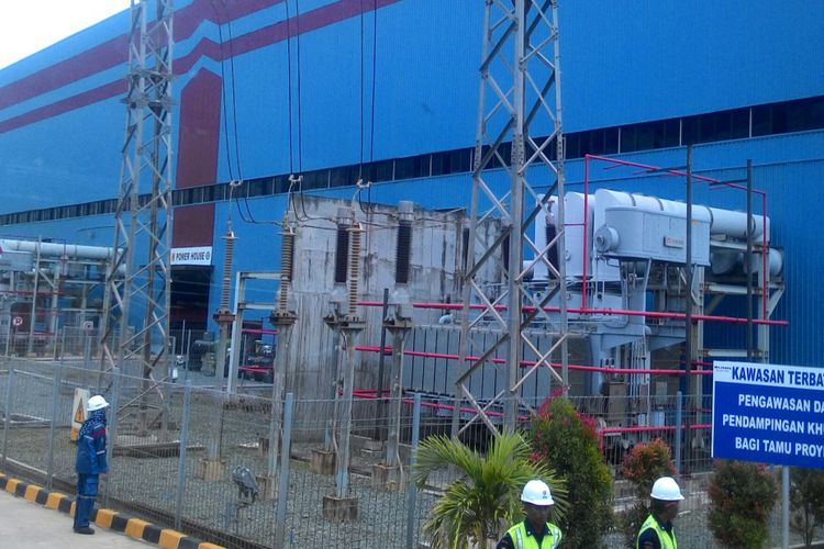 Power house di PLTU Teluk Balikpapan 2x100MW. 