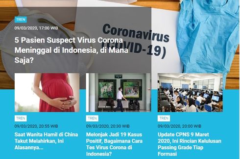 [POPULER TREN] 5 Pasien Sempat Suspect Akhirnya Negatif Corona Meninggal | Cara Tes Virus Corona di Indonesia