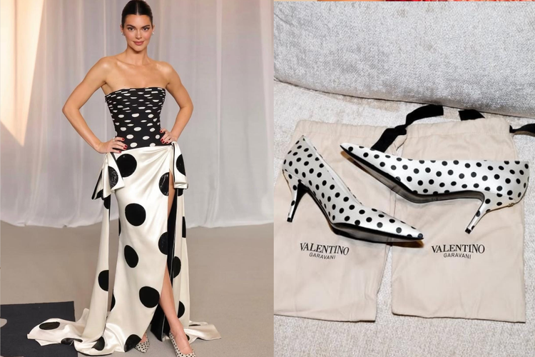 Kendall Jenner Tampil Serba Polkadot di Academy Museum Gala 2026