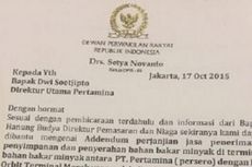 Pertamina Tak Pedulikan Adanya Surat atas Nama Setya Novanto