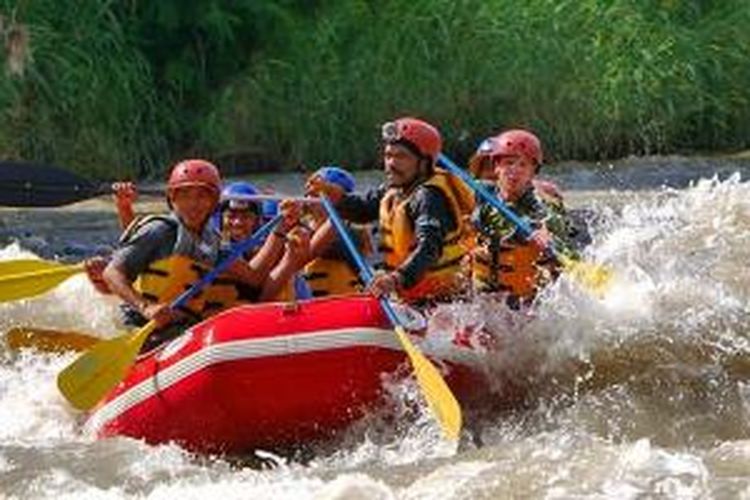 Rafting di Sungai Alas, Kedah, Taman Nasional Gunung Leuser, Aceh. 