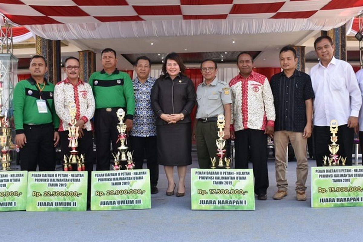 Inspektur Jenderal Kementan Justan Riduan Siahaan saat menghadiri penutupan Pekan Daerah (PEDA) II Petani dan Nelayan Kaltara di Kabupaten Bulungan, Kamis (12/9/2019).