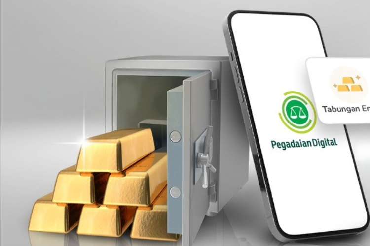 Ilustrasi Tabungan Emas Pegadaian. Cara nabung emas di Pegadaian. Cara menabung emas di Pegadaian.