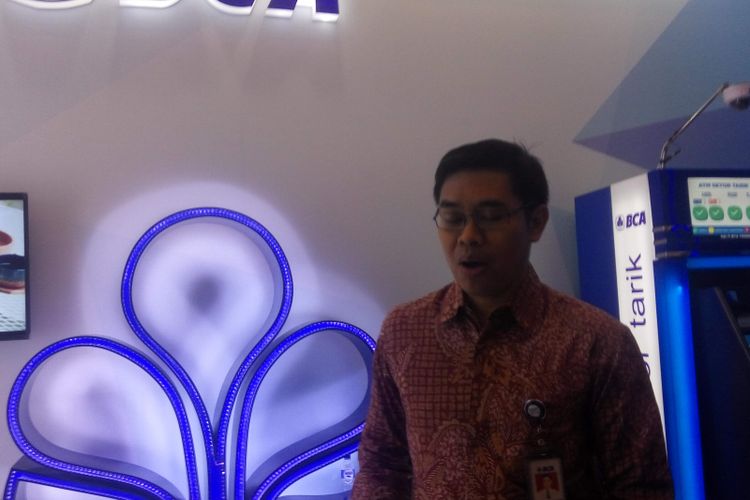 SVP Transaction Banking BCA, I Ketut Alam Wangsawijaya di JCC Senayan, Jumat (22/2/2019).