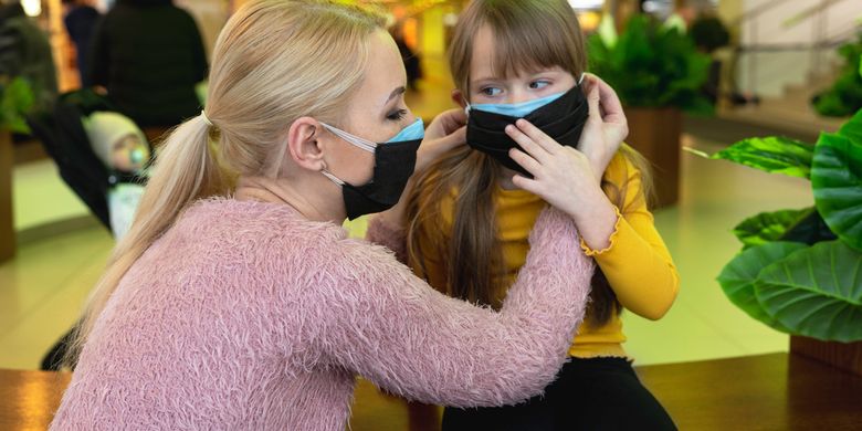 Cara Penggunaan Dua Masker Atau Masker Dobel Yang Benar Halaman All Kompas Com