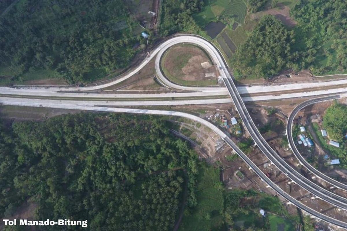 Jalan Tol Manado-Bitung snap beroperasi tahin ini.