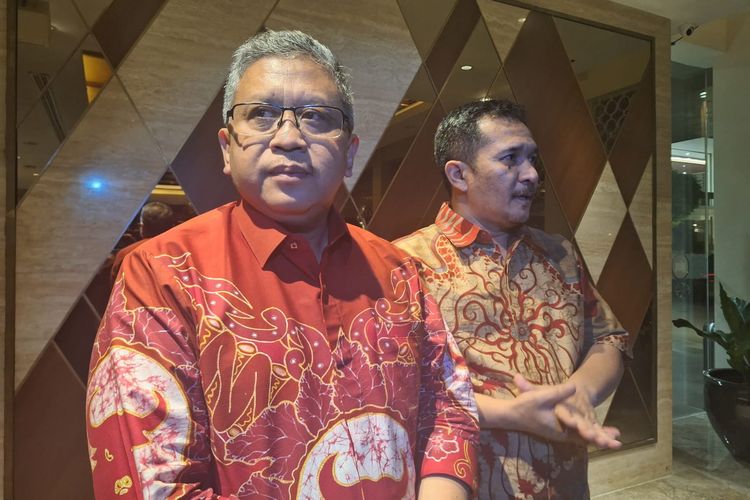 Sekretaris Jenderal PDI-P Hasto Kristiyanto ditemui di Yogyakarta, Selasa (22/8/2023).
