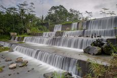 Viral Air Terjun 6 Tingkat di Yogyakarta, Bangunan Grojogan Watu Purbo Ada Sejak 1975