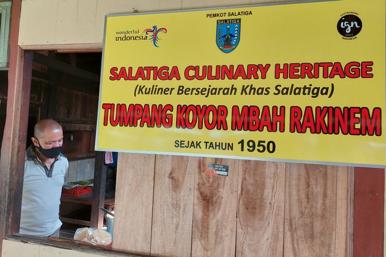 Sambal tumpang koyor Mbah Rakinem menjadi salah satu Salatiga Culinary Heritage