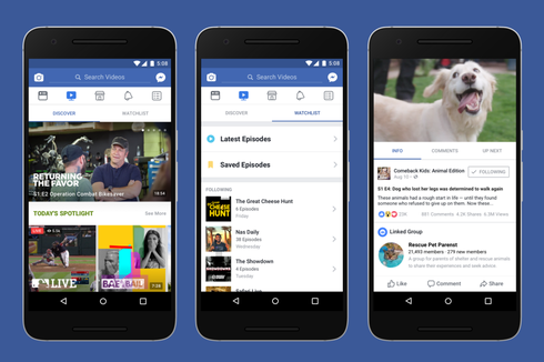 Facebook Bikin Layanan Video Pesaing YouTube