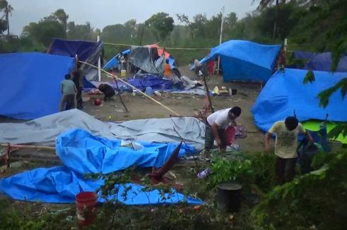 Angin Kencang Landa Majene, Tenda Pengungsi Beterbangan, Korban Gempa: Di Mana Lagi Kami Berlindung?