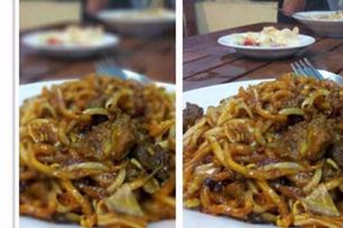 Foto komparasi, setelah diulik dengan AfterFocus dan sebelumnya.