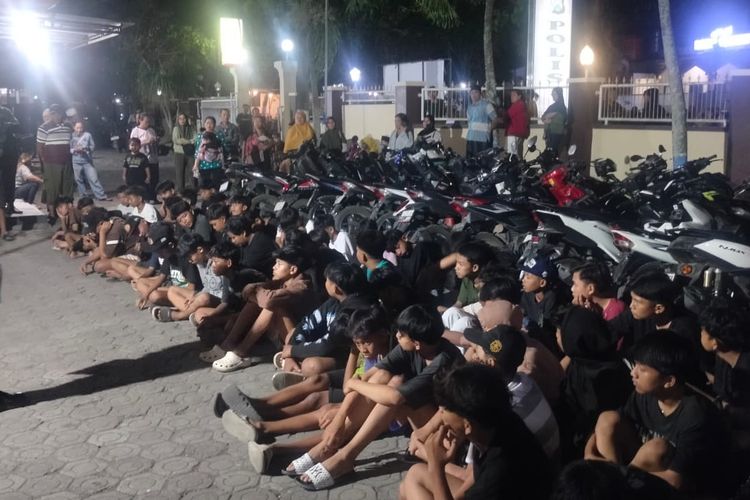 72 Remaja Terjaring Saat Balap Liar di Banyuwangi, Penonton Ikut Diamankan