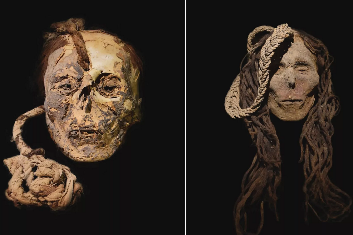 Kepala dari anak-anak yang dikorbankan dalam ritual kuno di Peru 