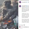 Kebakaran Besar di Pasar Kambing Tanah Abang, 17 Mobil Pemadam Dikerahkan