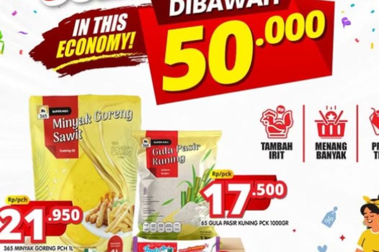 Promo Superindo Hari Ini 23 Agustus 2026, Minyak Goreng dan Gula Di Bawah Rp 50.000
