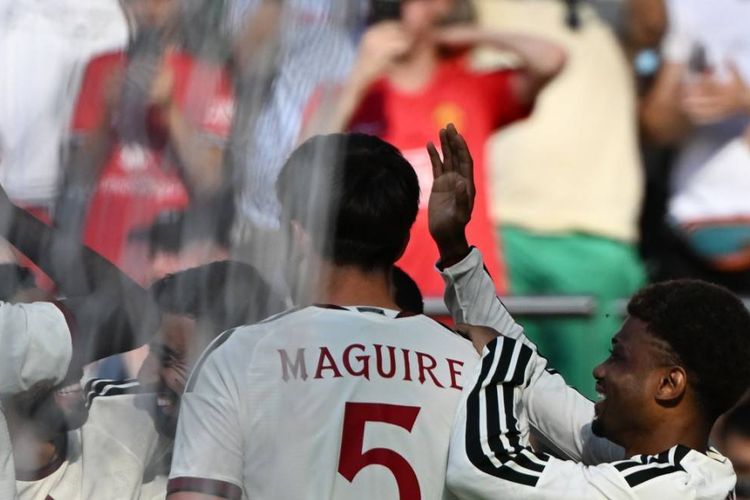 HT Man United Vs AC Milan 1-1: Gol Kilat Maguire, Penalti Bruno Gagal