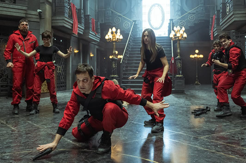 Makna Jumpsuit Merah dan Topeng Salvador Dali di Serial Money Heist