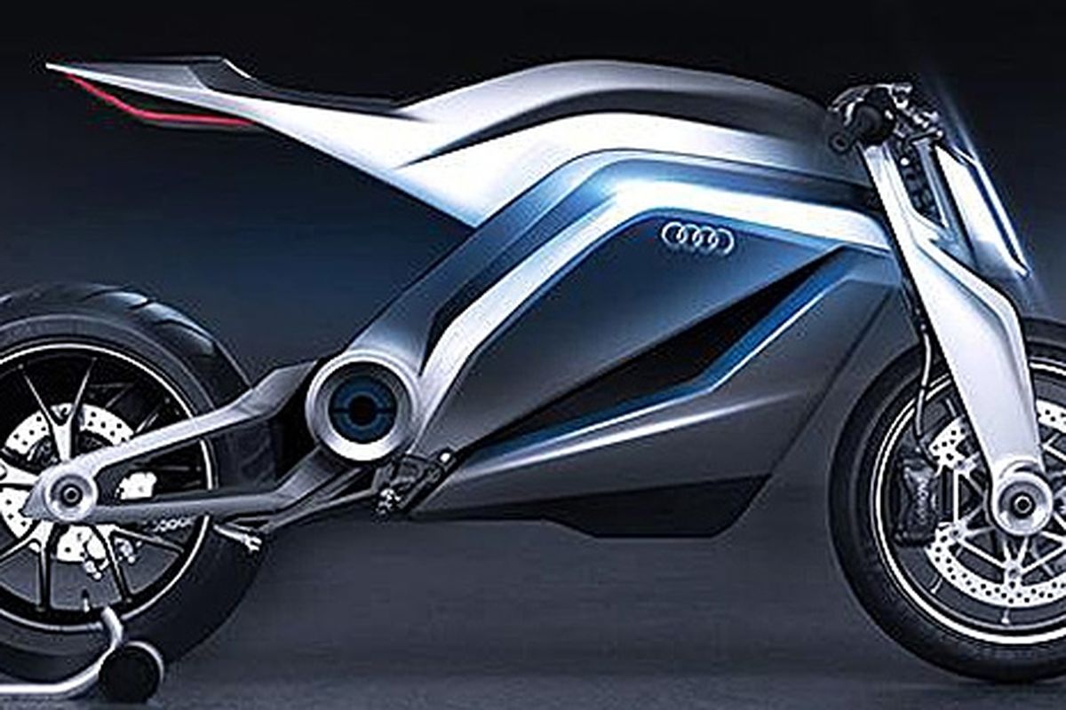 Konsep sepeda motor Audi oleh Thibault